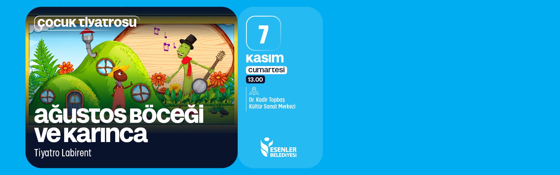Çocuk Tiyatrosu: Ağustos Böceği ve Karınca
