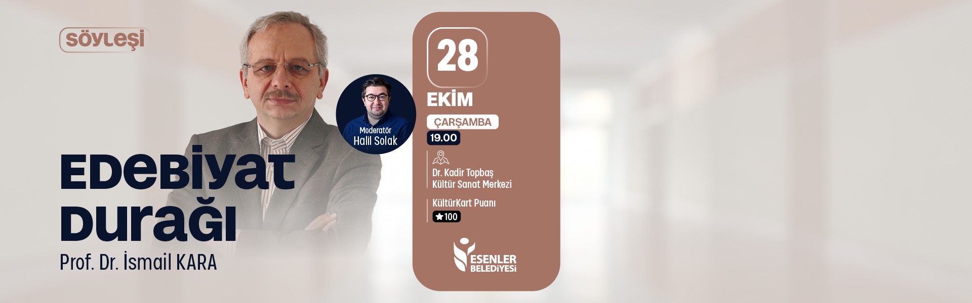 Edebiyat Durağı: Prof. Dr. İsmail Kara