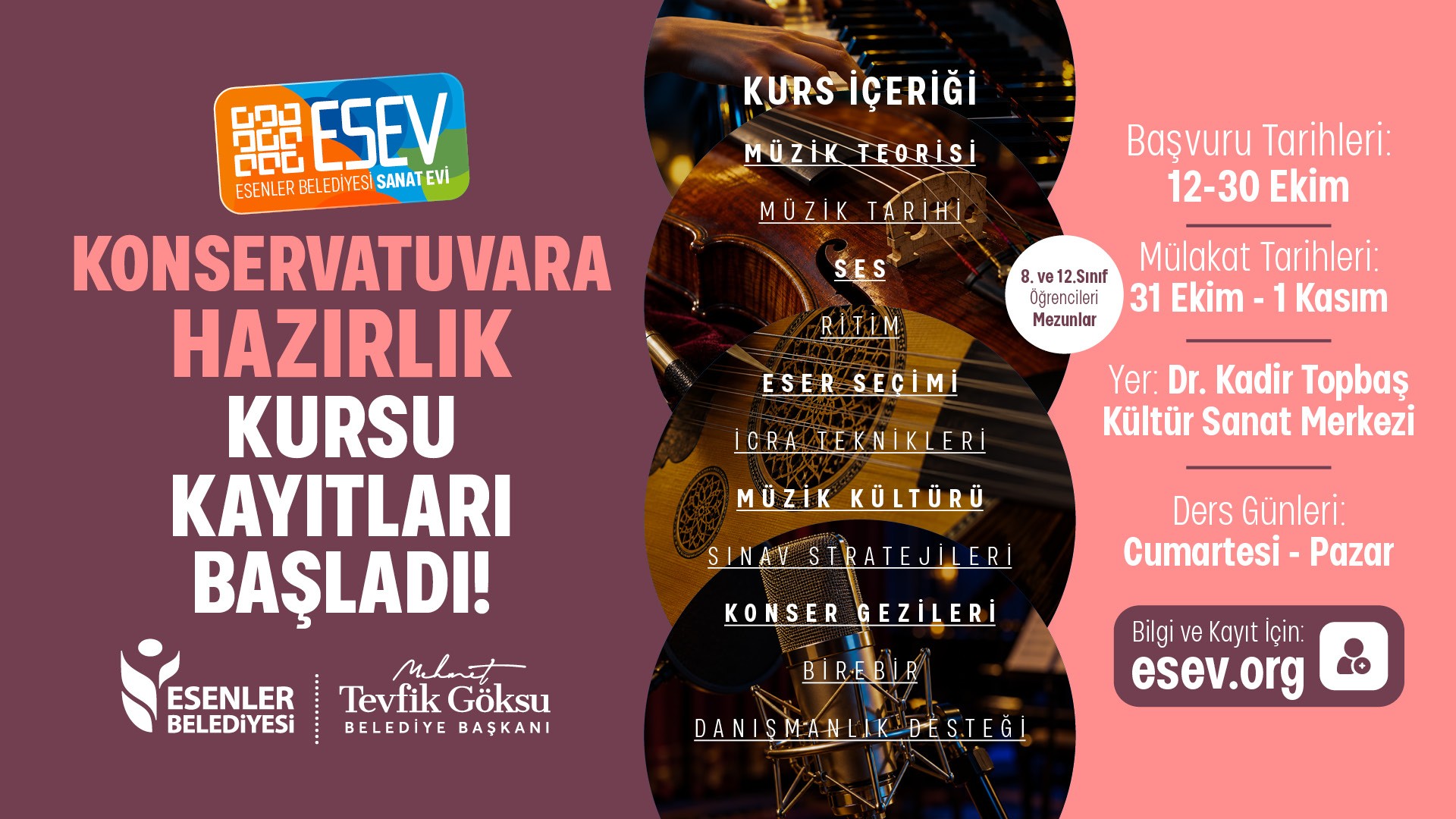 ESEV Sadettin Kaynak Konservatuvara Hazırlık Kursu