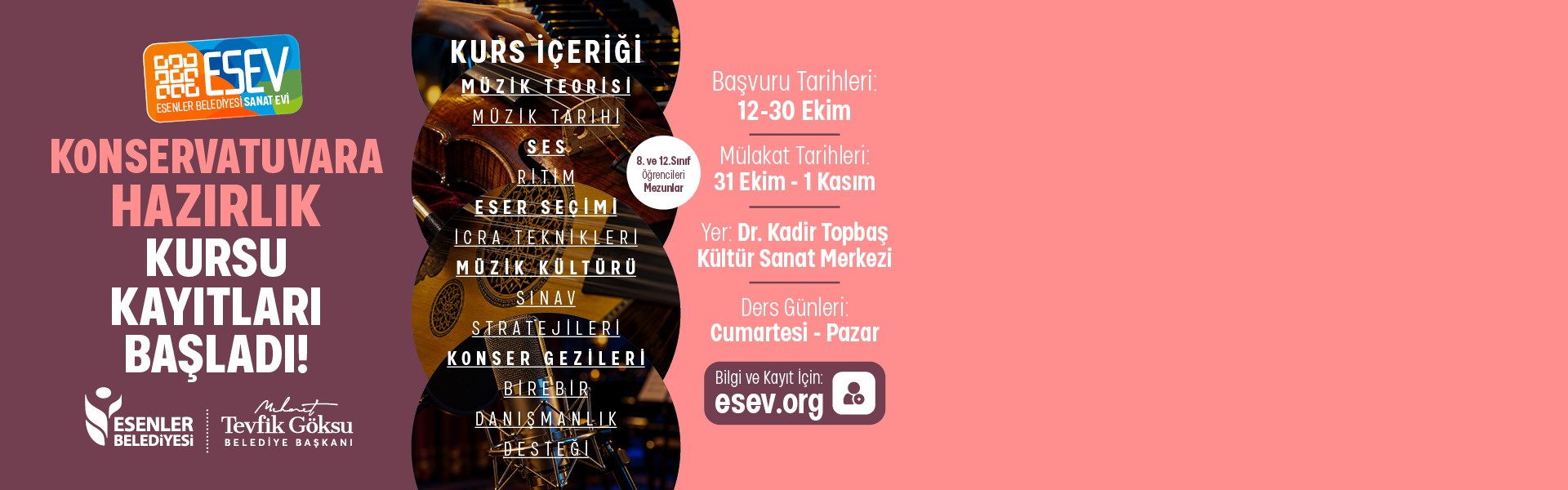 ESEV Sadettin Kaynak Konservatuvara Hazırlık Kursu